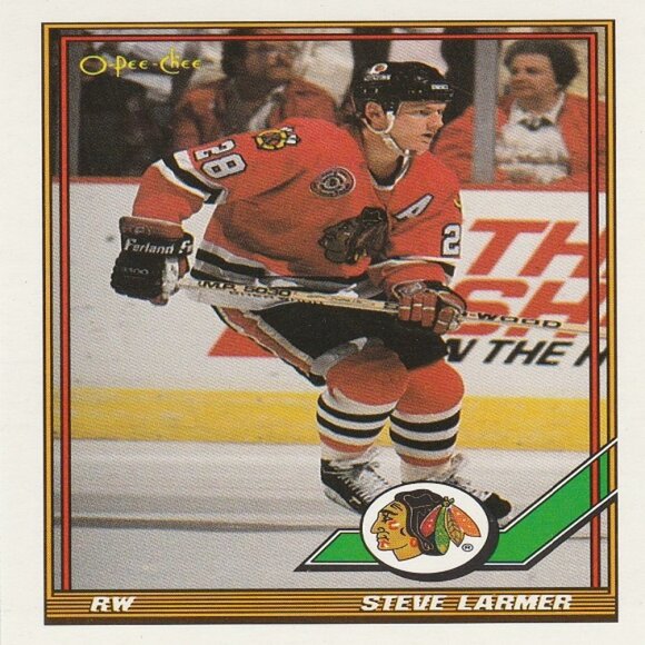 Steve Larmer Hockey Card Collection - Picture 4 of 8